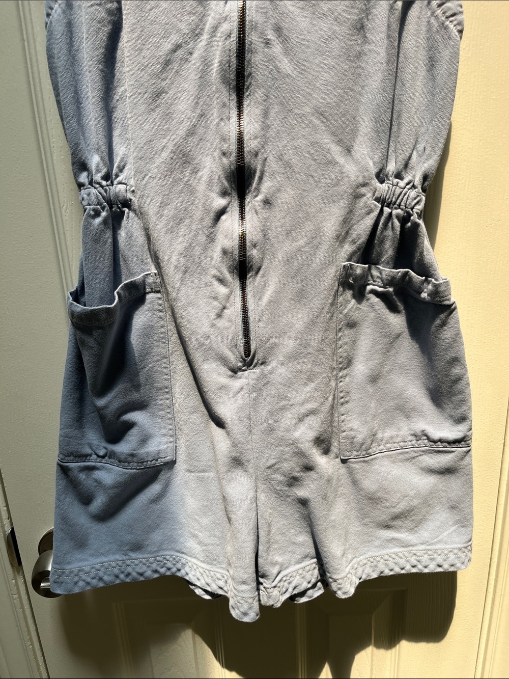 Noble Adult tank suit romper Pebble blue jumpsuit large - Picture 3 of 9